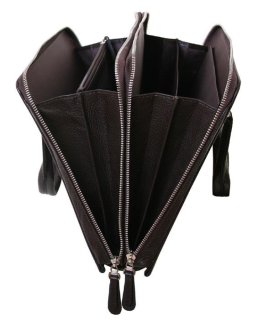 Сумка для ноутбука кожаная Vip Collection  403-F Коричневая