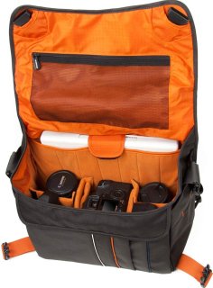 Сумка для зеркальної фотокамери і ноутбука 15" Crumpler Jackpack 9000 (grey black/orange)