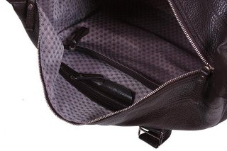 Сумка дорожная кожаная Vip Collection 1604-F Brown Flotar Коричневая