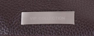 Сумка дорожная кожаная Vip Collection 1604-F Brown Flotar Коричневая