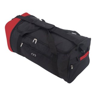 Сумка дорожная на колесах Azure Foldable Extralight 87 Black/Red