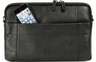 Сумка из кожи Tucano One Premium sleeve 11" Black (черная)