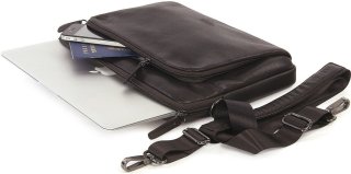 Сумка из кожи Tucano One Premium sleeve 11" Brown (коричневая)