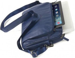 Сумка из кожи Tucano One Premium sleeve 13" Ultramarine Blue