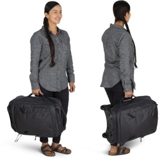 Сумка на колесах Osprey Transporter Wheeled Carry-On – 38 л, 2,3 кг Черная