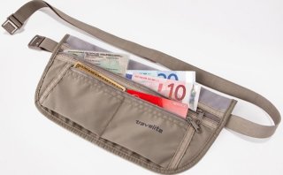 Сумка на пояс для документів Travelite Accessories, бежева