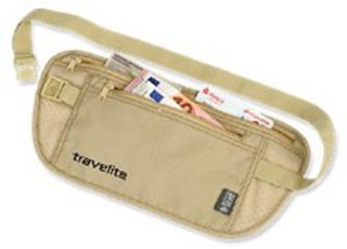 Сумка на пояс для документов Travelite Accessories, бежевый