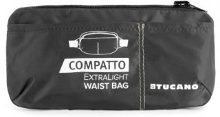 Сумка на пояс раскладная Tucano COMPATTO XL WAISTBAG PACKABLE (черная)