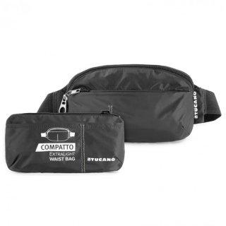 Сумка на пояс раскладная Tucano COMPATTO XL WAISTBAG PACKABLE (черная)