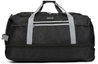 Сумка на трьох колесах TravelZ Wheelbag Doubleloader з розширенням на 80/95 л Чорна