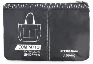 Сумка раскладная Tucano COMPATTO SHOPPER MENDINI (черная)