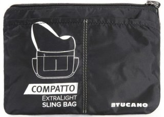 Сумка раскладная Tucano COMPATTO XL SLING BAG PACKABLE (черная)