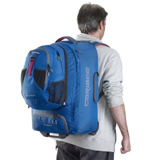 Сумка-рюкзак на колесах 60 л Caribee Europa Atlantic Blue