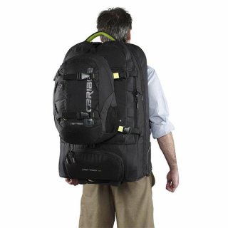 Сумка-рюкзак на колесах Caribee Fast Track 85 Black