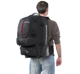 Сумка-рюкзак на колесах Caribee Sky Master 70 Black