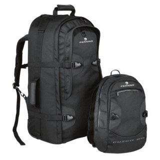 Сумка-рюкзак на колесах Ferrino Cuzco 80 Black