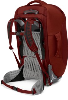 Сумка-рюкзак на колесах Osprey Sojourn на 60 л з нейлону Чорна