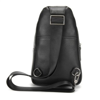 Сумка-слинг из натуральной кожи Tiding Bag Черная
