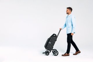 Сумка-візок Andersen Quattro Shopper Ando на чотирьох колесах Синій