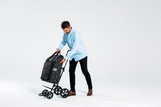 Сумка-візок Andersen Quattro Shopper Ando на чотирьох колесах Синій