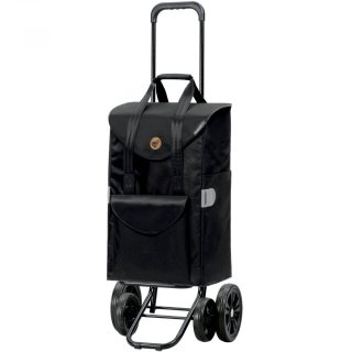 Сумка-тележка Andersen Quattro Shopper Senta на 49 л Черная