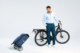 Сумка-візок Andersen Shopper Fun Malit на 44 л Чорний