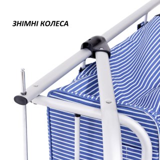 Сумка-візок Casa Si Stairs Stripes – 42 л, 2,3 кг Синя