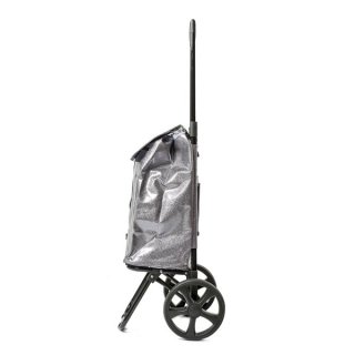 Сумка-тележка Epic City X Shopper Evolution 33 Glitter Silver