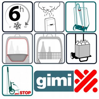 Сумка-тележка Gimi Family Thermo 45 Синий