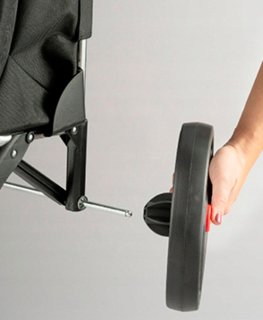 Сумка-візок Rolser Eco Pep 2 LRSG – 41 л, 2,75 кг Сіра