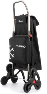 Сумка-тележка Rolser I-Max Termo Zen на шести колесах объемом 43 л Черная