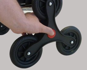 Сумка-тележка Rolser I-Max Termo Zen на шести колесах объемом 43 л Черная