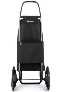 Сумка-тележка Rolser I-Max Tweed на 6-ти колесах Черная