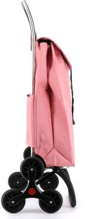 Сумка-тележка Rolser I-Max Tweed на 6-ти колесах Розовая Сумка-тележка Rolser I-Max Tweed на 6-ти колесах Розовая