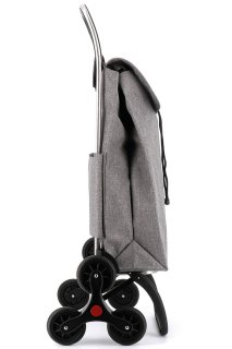 Сумка-візок Rolser I-Max Tweed на 6-ти колесах Сіра