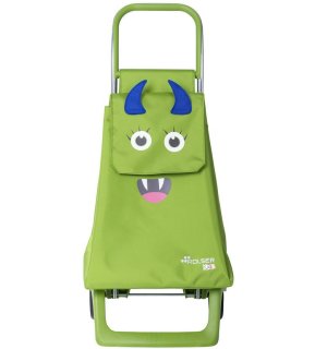 Сумка-тележка Rolser Monster Kid с нагрузкой до 50 кг Зеленый