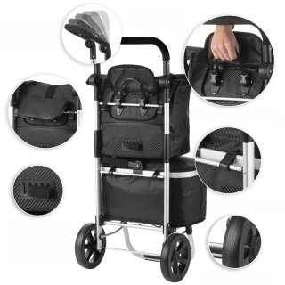 Сумка-візок ShoppingCruiser 4 в 1 чорного кольору