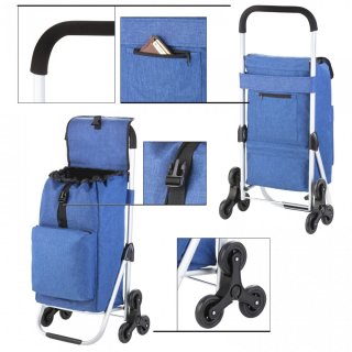 Сумка-візок ShoppingCruiser Stairs Climber 40 літрів Blue