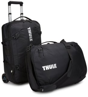 Сумка три в одном Thule Subterra 56 л на колесах черный