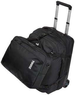 Сумка три в одном Thule Subterra 56 л на колесах черный
