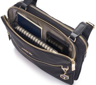 Сумочка через плече 1.68 л Hedgren Premium Charm Crossover Attraction Black