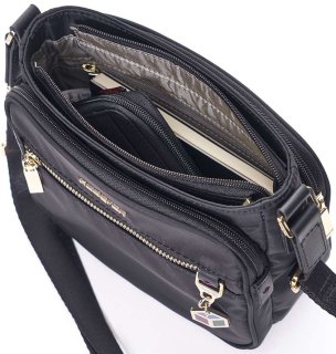Сумочка через плече 2.83 л Hedgren Premium Charm Crossover Magic S Black
