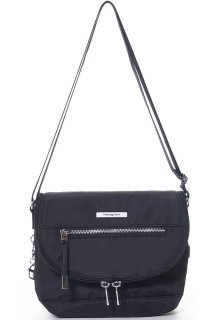 Сумочка через плече 4.12 л Hedgren Aura Crossover Medium Shimmer Black
