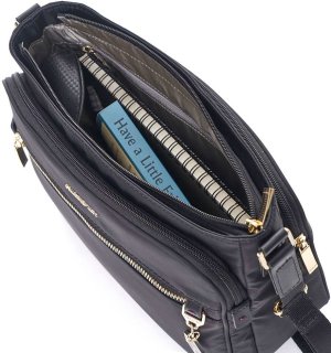 Сумочка через плече 5.59 л Hedgren Premium Charm Crossover Magic M Black