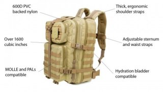 Тактический рюкзак 3V Gear Velox II Tactical 45, Coyote Tan