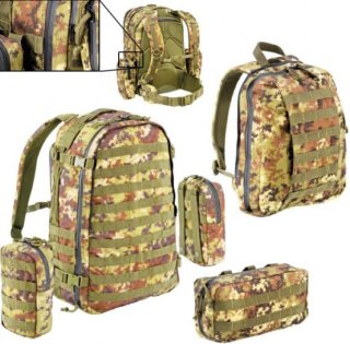 Тактичний рюкзак Defcon 5 Full Modular Molle Pockets 60 (Vegetato Italiano)