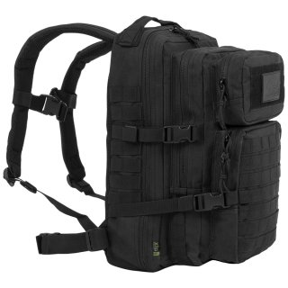 Тактичний рюкзак Highlander Recon на 28 л вагою 1,2 кг із поліестеру Чорний Тактичний рюкзак Highlander Recon на 28 л вагою 1,2 кг із поліестеру Чорний