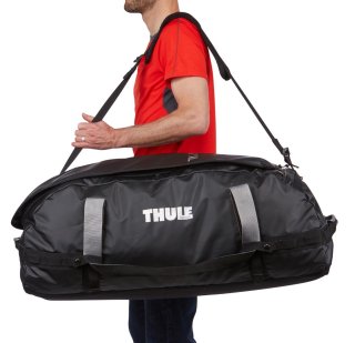 Thule Chasm 130 л дорожная сумка из брезента черная