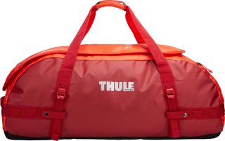 Thule Chasm 130 л дорожная сумка-рюкзак из брезента красная
