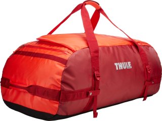 Thule Chasm 130 л дорожная сумка-рюкзак из брезента красная